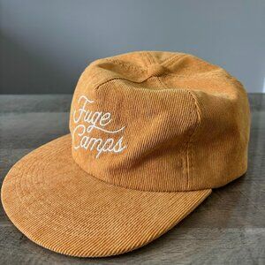 FUGE Camps Yellow Snap Back Corduroy Flat-Bill Hat